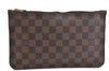 Authentic Louis Vuitton Damier Neverfull Pouch Purse Clutch LV 2766D