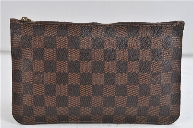 Authentic Louis Vuitton Damier Neverfull Pouch Purse Clutch LV 2766D