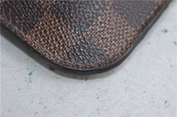 Authentic Louis Vuitton Damier Neverfull Pouch Purse Clutch LV 2766D