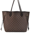 Authentic Louis Vuitton Damier Neverfull MM Shoulder Tote Bag N51105 LV 2853E