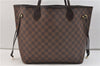 Authentic Louis Vuitton Damier Neverfull MM Shoulder Tote Bag N51105 LV 2853E