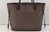 Authentic Louis Vuitton Damier Neverfull MM Shoulder Tote Bag N51105 LV 2853E