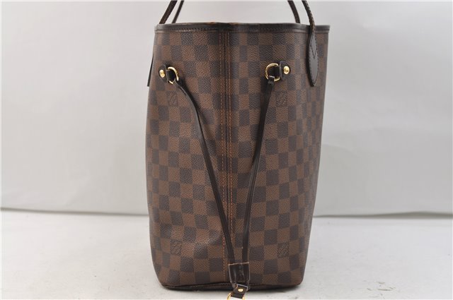 Authentic Louis Vuitton Damier Neverfull MM Shoulder Tote Bag N51105 LV 2853E