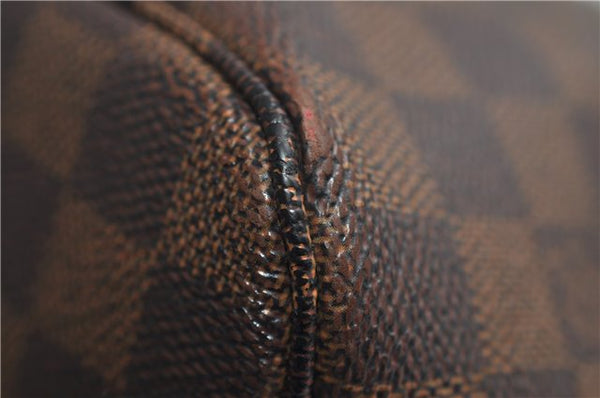 Authentic Louis Vuitton Damier Neverfull MM Shoulder Tote Bag N51105 LV 2853E