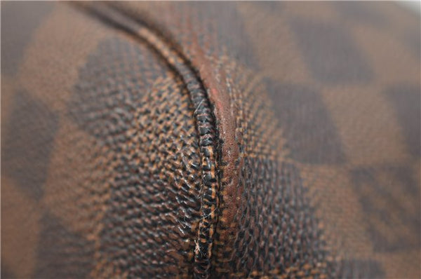 Authentic Louis Vuitton Damier Neverfull MM Shoulder Tote Bag N51105 LV 2853E