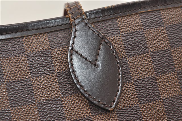 Authentic Louis Vuitton Damier Neverfull MM Shoulder Tote Bag N51105 LV 2853E