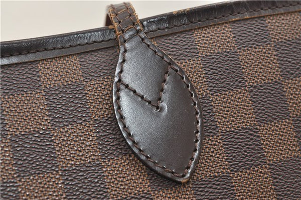 Authentic Louis Vuitton Damier Neverfull MM Shoulder Tote Bag N51105 LV 2853E