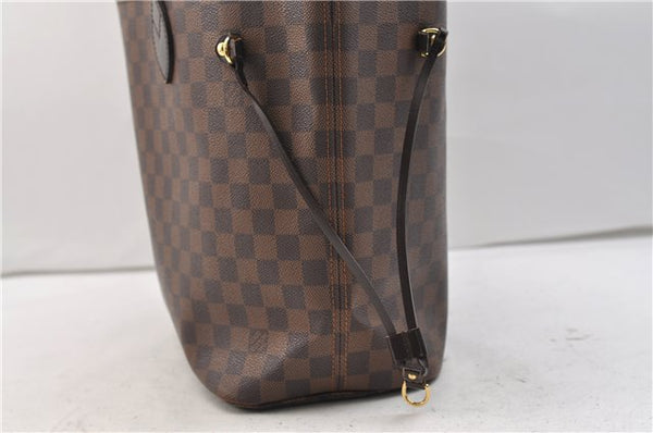 Authentic Louis Vuitton Damier Neverfull MM Shoulder Tote Bag N51105 LV 2853E