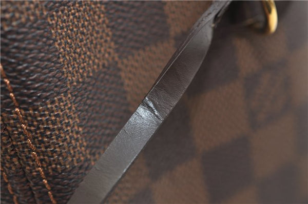 Authentic Louis Vuitton Damier Neverfull MM Shoulder Tote Bag N51105 LV 2853E