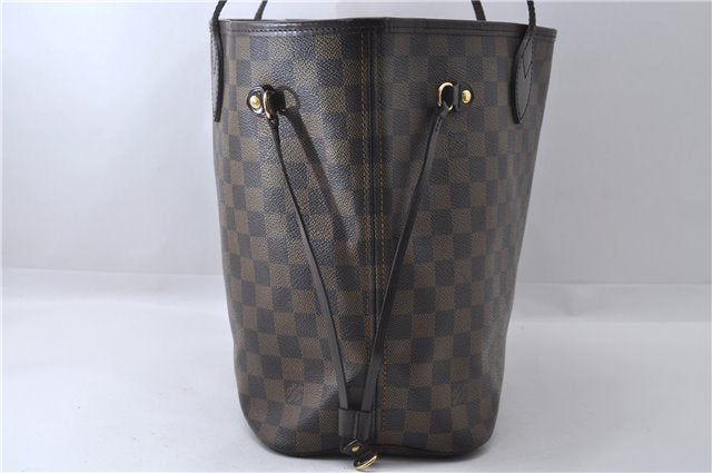 Authentic Louis Vuitton Damier Neverfull MM Tote Bag N51105 LV 3185D