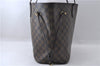 Authentic Louis Vuitton Damier Neverfull MM Tote Bag N51105 LV 3185D