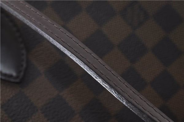 Authentic Louis Vuitton Damier Neverfull MM Tote Bag N51105 LV 3185D