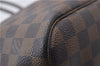 Authentic Louis Vuitton Damier Neverfull MM Tote Bag N51105 LV 3185D