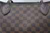 Authentic Louis Vuitton Damier Neverfull MM Tote Bag N51105 LV 3185D