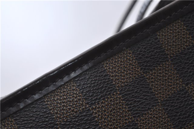 Authentic Louis Vuitton Damier Neverfull MM Tote Bag N51105 LV 3185D