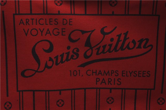 Authentic Louis Vuitton Damier Neverfull MM Tote Bag N51105 LV 3185D