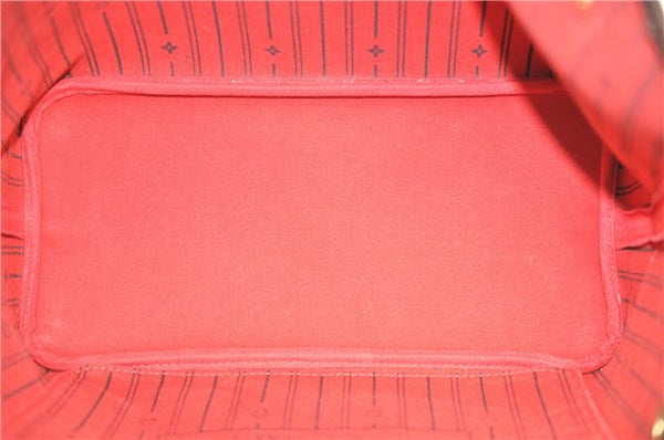 Authentic Louis Vuitton Damier Neverfull MM Tote Bag N51105 LV 3185D