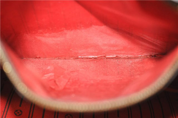 Authentic Louis Vuitton Damier Neverfull MM Tote Bag N51105 LV 3185D