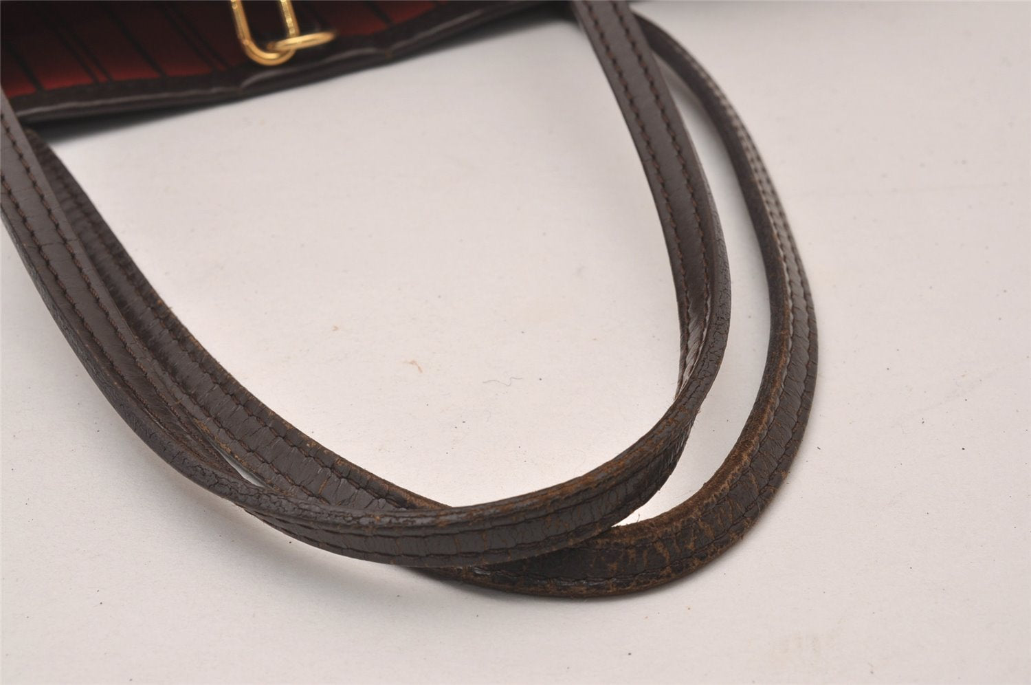 Authentic Louis Vuitton Damier Neverfull PM Shoulder Tote Bag N51109 LV 3337I