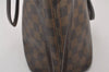 Authentic Louis Vuitton Damier Neverfull PM Shoulder Tote Bag N51109 LV 3337I
