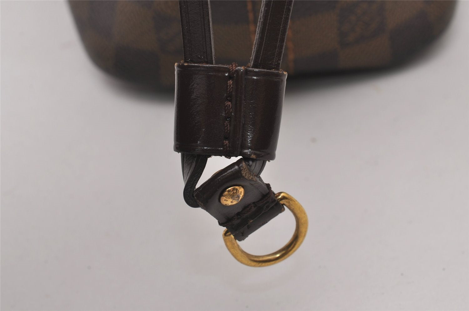 Authentic Louis Vuitton Damier Neverfull PM Shoulder Tote Bag N51109 LV 3337I