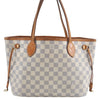 Authentic Louis Vuitton Damier Azur Neverfull PM Tote Bag N51110 LV 3594A