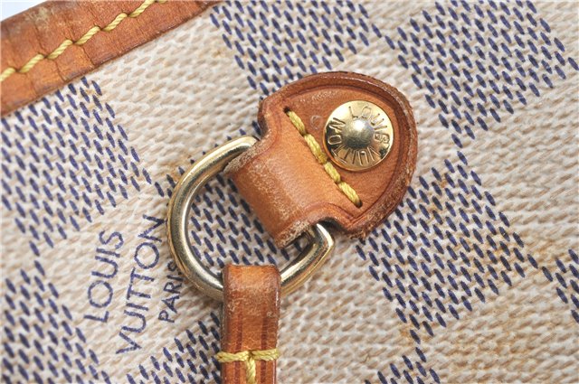Authentic Louis Vuitton Damier Azur Neverfull PM Tote Bag N51110 LV 3594A