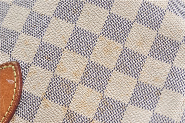 Authentic Louis Vuitton Damier Azur Neverfull PM Tote Bag N51110 LV 3594A