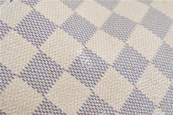 Authentic Louis Vuitton Damier Azur Neverfull PM Tote Bag N51110 LV 3594A