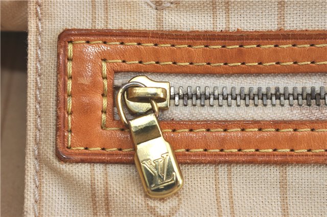 Authentic Louis Vuitton Damier Azur Neverfull PM Tote Bag N51110 LV 3594A