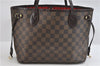 Authentic Louis Vuitton Damier Neverfull PM Tote Bag N51109 LV 3771D