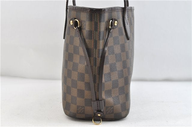 Authentic Louis Vuitton Damier Neverfull PM Tote Bag N51109 LV 3771D