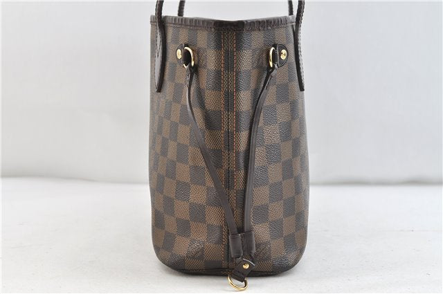 Authentic Louis Vuitton Damier Neverfull PM Tote Bag N51109 LV 3771D