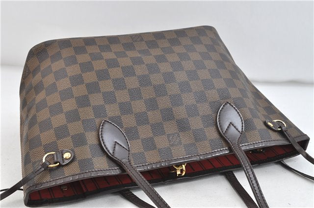 Authentic Louis Vuitton Damier Neverfull PM Tote Bag N51109 LV 3771D