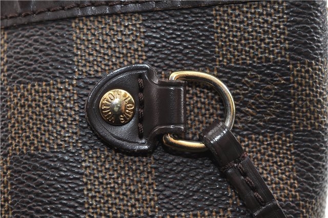 Authentic Louis Vuitton Damier Neverfull PM Tote Bag N51109 LV 3771D
