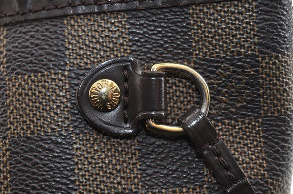 Authentic Louis Vuitton Damier Neverfull PM Tote Bag N51109 LV 3771D