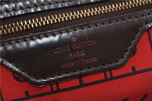 Authentic Louis Vuitton Damier Neverfull PM Tote Bag N51109 LV 3771D