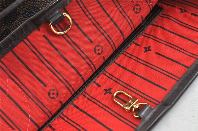 Authentic Louis Vuitton Damier Neverfull PM Tote Bag N51109 LV 3771D