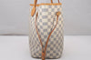 Authentic Louis Vuitton Damier Azur Neverfull MM Tote Bag N51107 LV 3954I