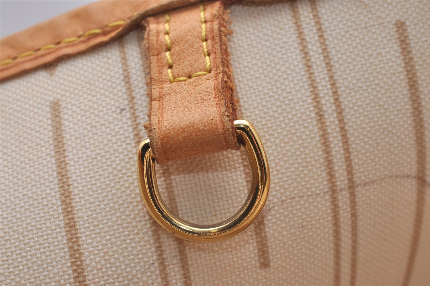 Authentic Louis Vuitton Damier Azur Neverfull MM Tote Bag N51107 LV 3954I