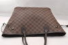 Authentic Louis Vuitton Damier Neverfull MM Shoulder Tote Bag N51105 LV 3995I