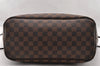 Authentic Louis Vuitton Damier Neverfull MM Shoulder Tote Bag N51105 LV 3995I
