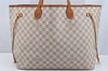 Authentic Louis Vuitton Damier Azur Neverfull GM N51108 Shoulder Tote Bag 4254I
