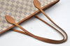 Authentic Louis Vuitton Damier Azur Neverfull GM N51108 Shoulder Tote Bag 4254I