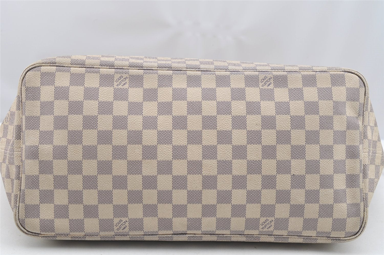 Authentic Louis Vuitton Damier Azur Neverfull GM N51108 Shoulder Tote Bag 4254I