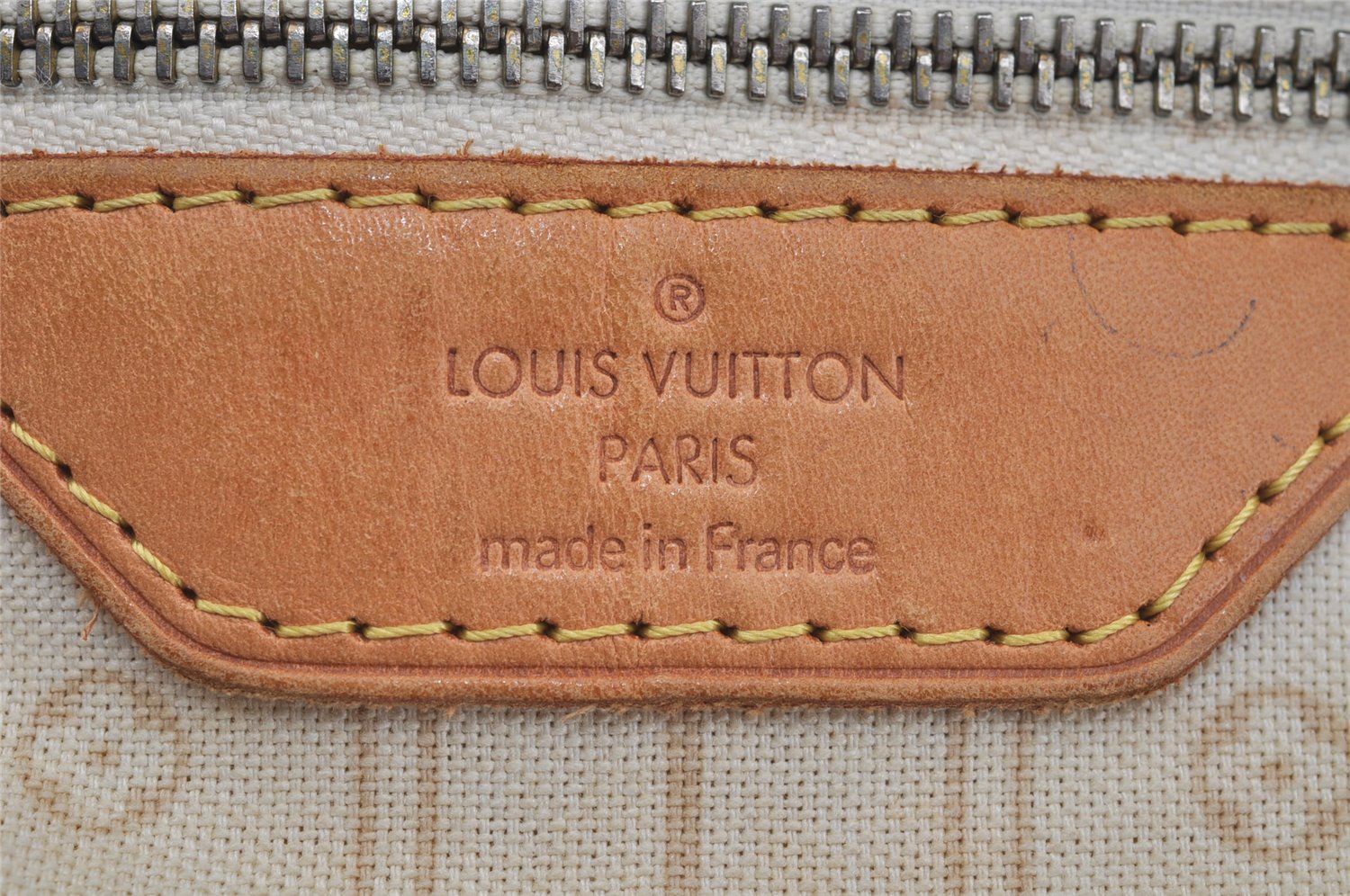 Authentic Louis Vuitton Damier Azur Neverfull GM N51108 Shoulder Tote Bag 4254I