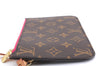 Authentic Louis Vuitton Monogram Neverfull Pouch Purse Clutch Bag Pink LV 4287E