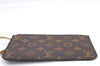 Authentic Louis Vuitton Monogram Neverfull Pouch Purse Clutch Bag Pink LV 4287E