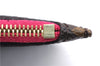 Authentic Louis Vuitton Monogram Neverfull Pouch Purse Clutch Bag Pink LV 4287E