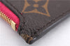 Authentic Louis Vuitton Monogram Neverfull Pouch Purse Clutch Bag Pink LV 4287E